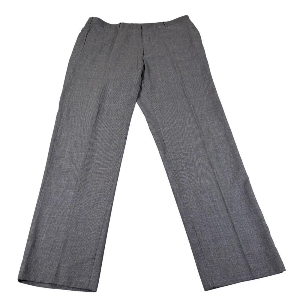 Polo Ralph Lauren Wool Dress Pants Mens 36 Windowpane Made Italy Suit Separate